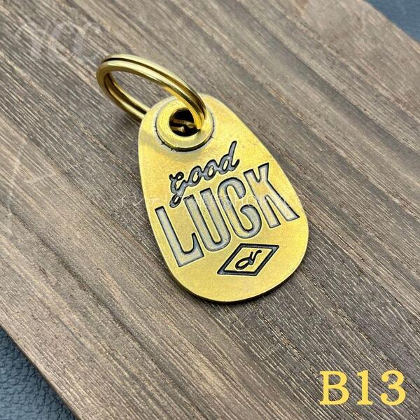 キーホルダー カラビナ キーリング ブラス Brass 真鍮 ハーレーダビットソン Harley Davidson アメカジ ヴィンテージ B13