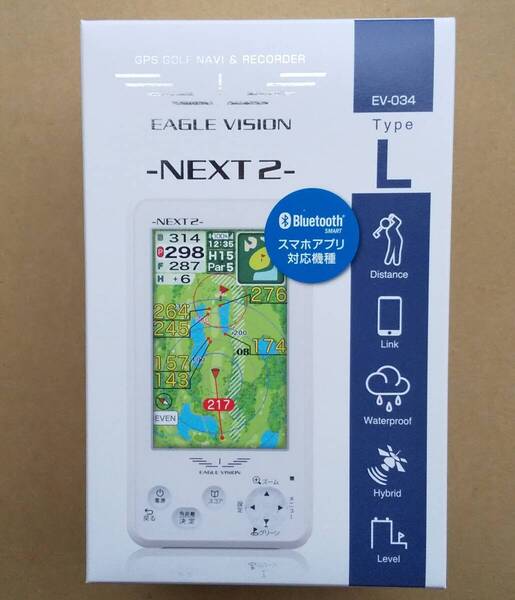 【新品】 EAGLE VISION NEXT2 EV-034 朝日ゴルフ用品 GPSゴルフナビゲーション (ASAHI GOLF)