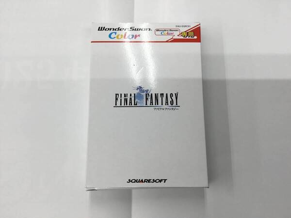 即決★掃除済み★箱付 説明書付★ワンダースワン★ファイナルファンタジー ①