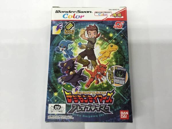 即決★掃除済み★箱付 説明書付★ワンダースワン★デジモンテイマーズ ブレイブテイマー ①