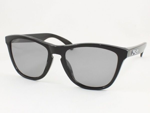 OAKLEY オークリー サングラス OX8137A-0155 フロッグスキン+日本製 偏光レンズ ライトグレー OO9245同型 ハードケースなし 釣り 運転