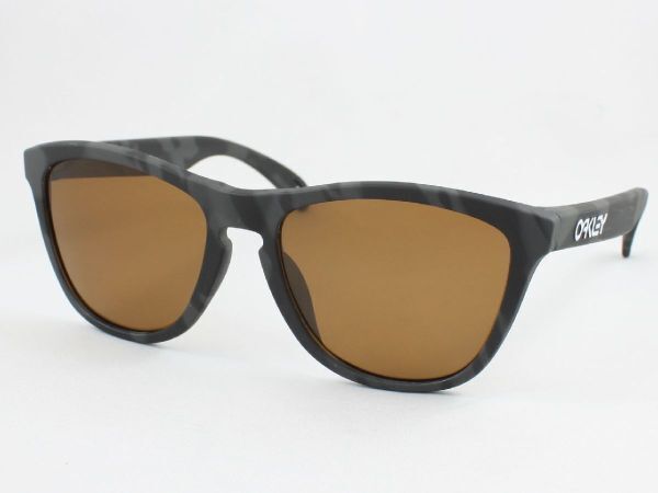 OAKLEY オークリー サングラス OX8137A-0455 フロッグスキン+日本製 偏光レンズ ダークブラウン OO9245同型 ハードケースなし 釣り 運転