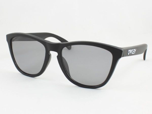 OAKLEY オークリー サングラス OX8137A-0355 フロッグスキン+日本製 偏光レンズ ライトグレー OO9245同型 ハードケースなし 釣り 運転