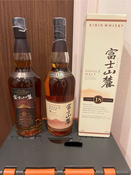 新品 富士山麓 18年 2本セット 富士御殿場 蒸留所 蒸溜所 Japanese whiskey KIRIN ウイスキー ウィスキー シングルモルト 箱付