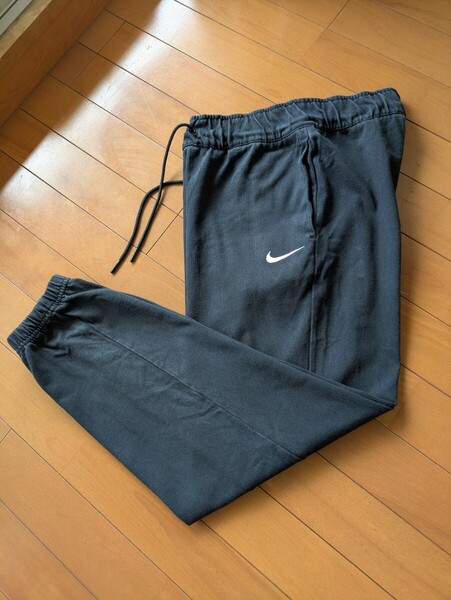 最高の日常着 NIKE ナイキ スウェットパンツ ジョガーパンツ クロップド丈 リブ ロゴ スウィッシュ 刺繍 ドローコード ジャージ スポーツ