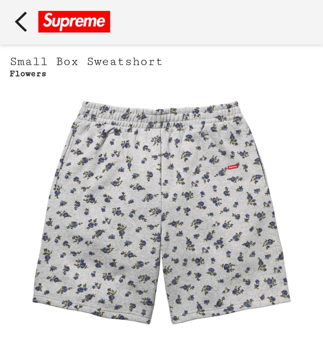 Supreme 花柄ショートパンツ スモールボックスロゴ 2025年最新】Yahoo!オークション -supreme small box flowersの