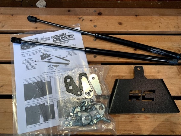 新品 JEEP WRANGLER TJ ラングラー ラフカントリー ボンネット ダンパー フード アシスト ROUGH COUNTRY HYDRAULIC HOOD ASSIST