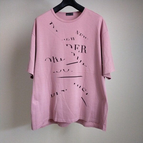LAD MUSICIAN 19SS NEW ORDER 切り裂きプリントTシャツ ラッドミュージシャン オーバーサイズ ビッグサイズ