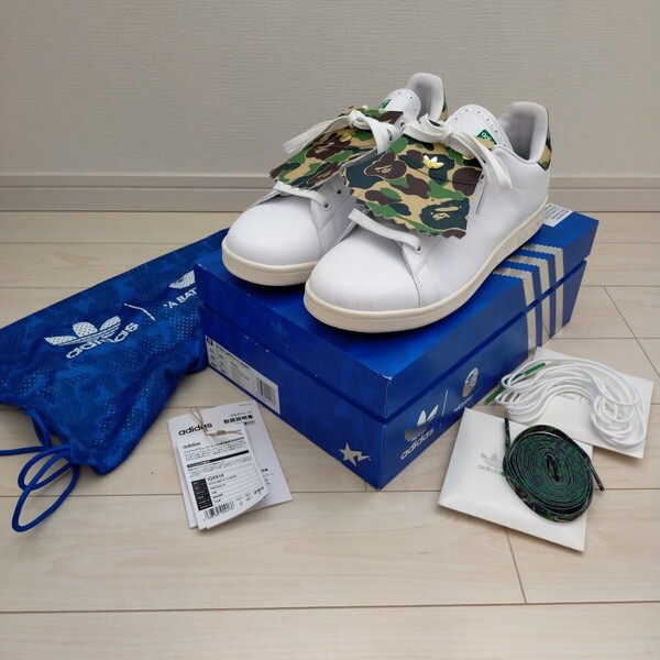 APE × adidas STAN SMITH G BAPE スタンスミス エイプ アディダス ゴルフ ABC カモ 30周年