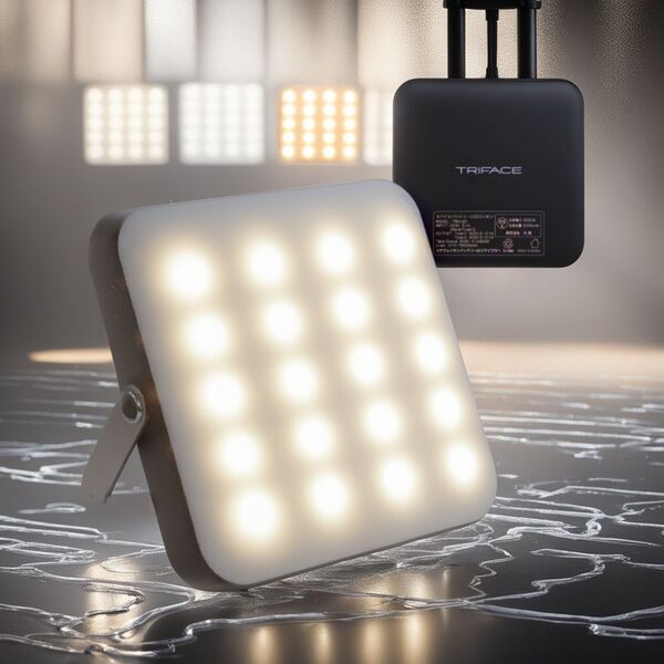 10000mAh LEDランタン モバイルバッテリー