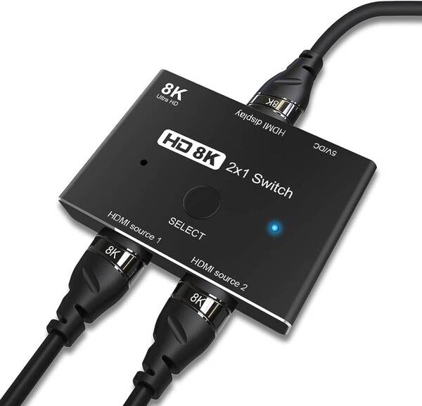 使いやすい HDMI 2.1 切替器ウルトラHD 8K 高速 48Gbps 指向
