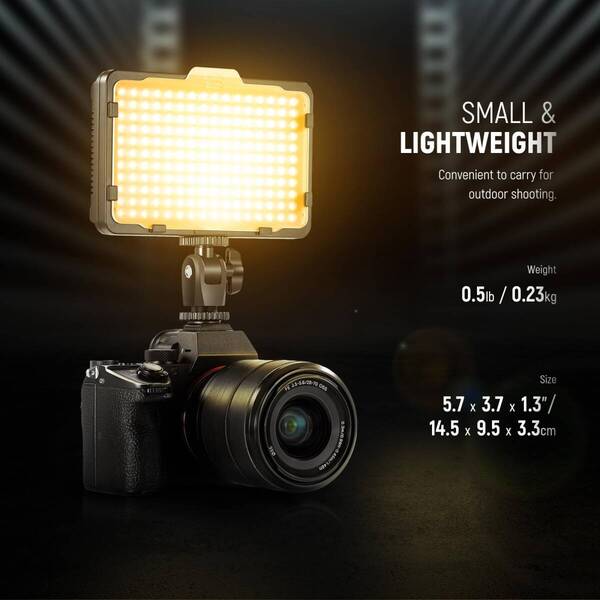 LEDビデオライトセット ポータブルケース付き