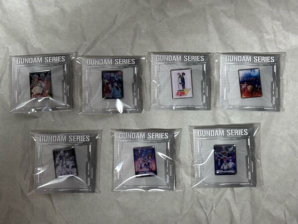機動戦士ガンダム セブンイレブン ガンダムオリジナル ピンバッチ 全7種コンプセット 新品未開封品