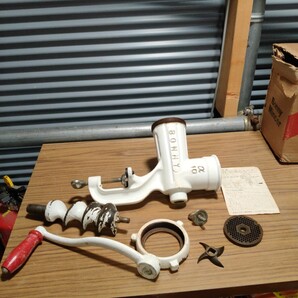 送料無料(1063)BONNY MINCER ボニーミンサー 手廻し式 ミートミンサー