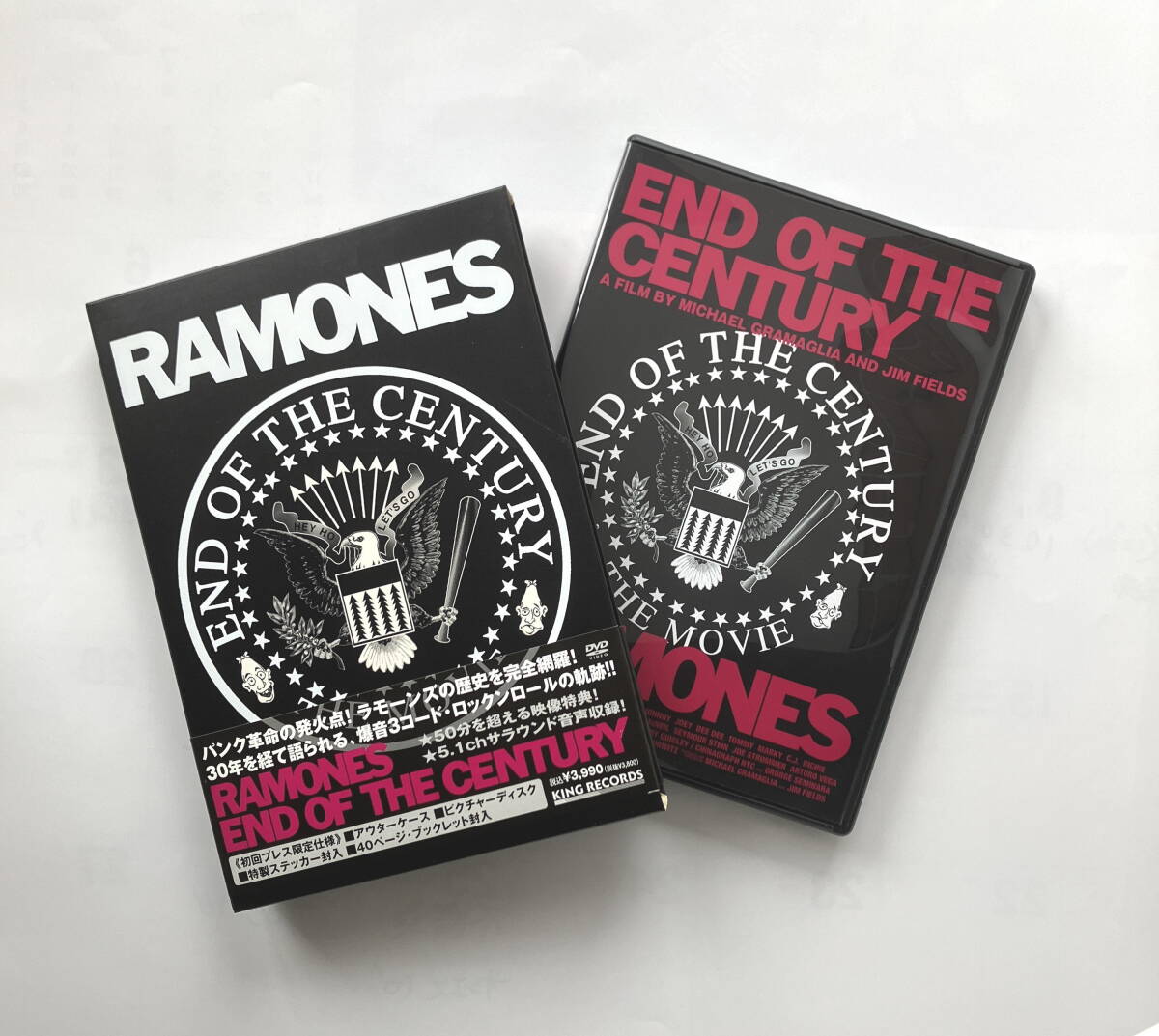 Ramones End of The Century The Movie Japan DVD Box Set w T