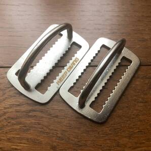 ウエイトベルト用ステンレス製Dリング・Dカン×2個セット★素潜り手銛魚突き