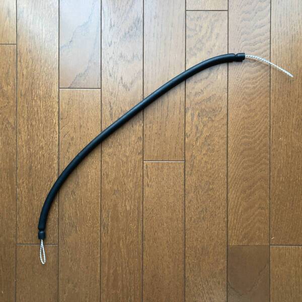 オリジナル ライト手銛用一本引きパワーバンド長さ50cm×外径12mm×内径3mm簡易ダイニーマウィッシュボン付★スリングゴム素潜り手銛魚突き
