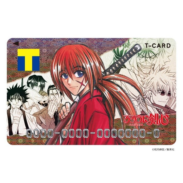 匿名配送 送料無料 Tカード/Tポイントカード (るろうに剣心-明治剣客浪漫譚-)新品 台紙付き 未登録