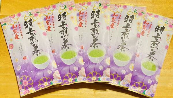 知覧産 特上煎茶 80g×5袋 日本茶 緑茶 お茶 煎茶 九州銘茶 鹿児島銘茶 お茶詰め合わせ ギフト