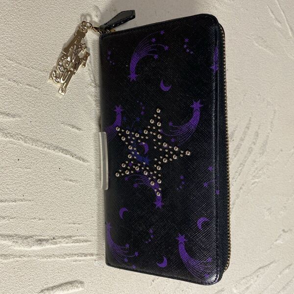ANNA SUI アナスイ ラウンドジップ長財布 スター 星