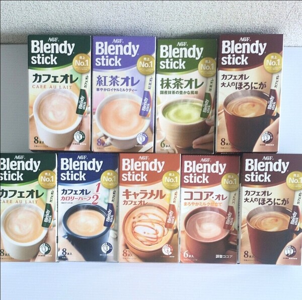 Blendy stick カフェオレ ブレンディ スティック 抹茶オレ キャラメルカフェオレ 紅茶オレ ココアオレ AGF