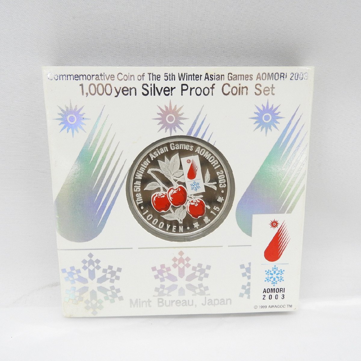 B 第5回 アジア冬季競技大会 青森2003 千円銀貨幣プルーフ貨幣セット Yahoo!オークション -「第5回アジア冬季競技大会 青森 千円銀