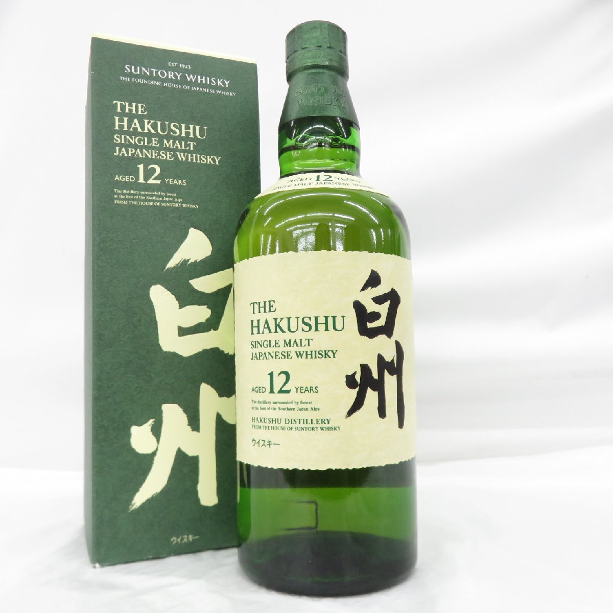 生産終了 サントリー シングルモルトウイスキー 白州12年 700ml