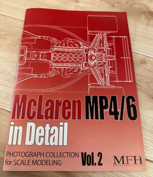 モデルファクトリーヒロ マクラーレンMP4/6 フォトグラフコレクション MFH ビッグスケールシリーズの製作参考に!アイルトンセナ