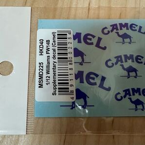 送料無料 MSMクリエイション 1/12 ウィリアムズ FW14B CAMEL デカール ナイジェルマンセル キャメル タミヤ アイルトンセナ