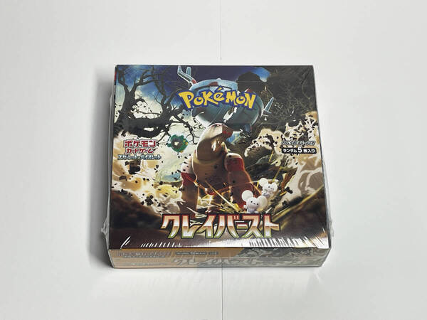 【新品未開封】ポケモンカード クレイバースト 1BOX シュリンク付き ポケカ 拡張パック