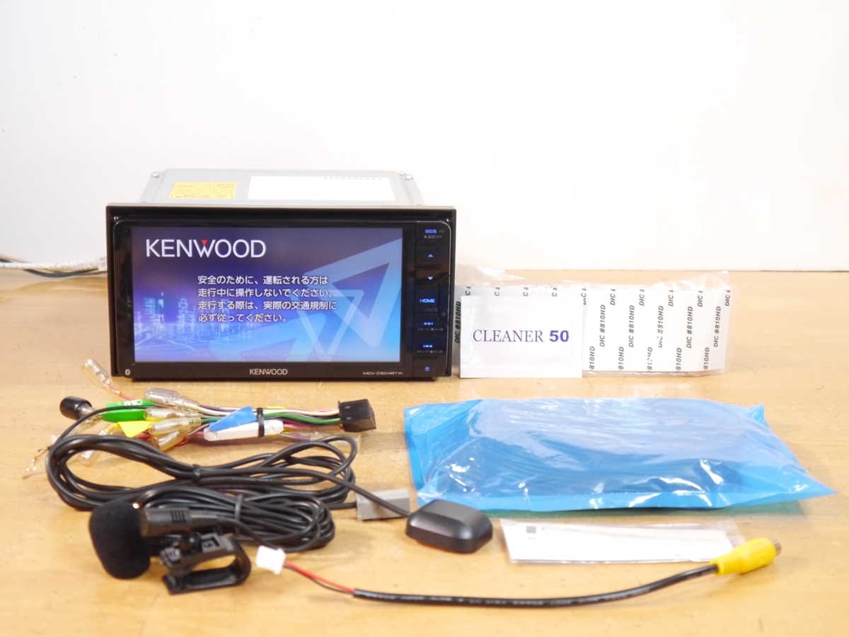 KENWOOD MDV-D504BT 彩速 メモリーナビ Bluetooth フルセグ