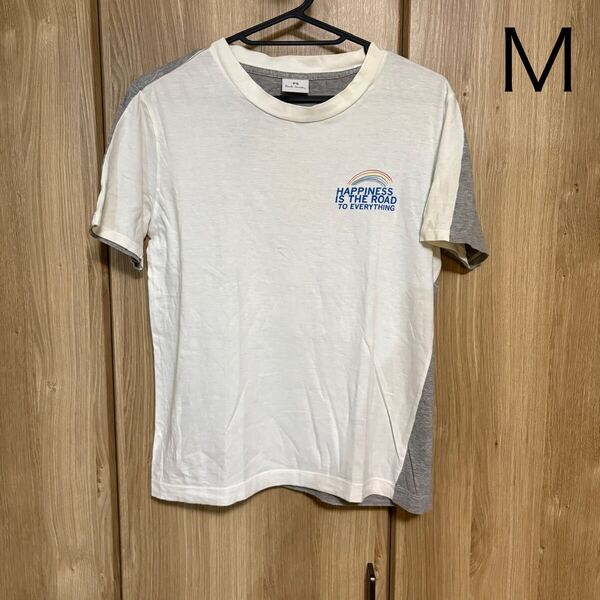 1073 paul smith ポールスミス 半袖切り替えTシャツ M