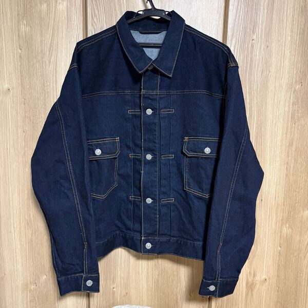 希少サイズ GU 2nd セカンドタイプ ダークブルーデニムジャケット XL