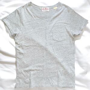 比較的美品 リーバイスビンテージクロージング 1950's スポーツ Tシャツ Levi's Vintage Clothing 霜降り LVC シングルステッチ ポケット