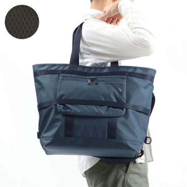 美品 CIE FLOW 大容量 2way トートバッグ 防水 日本製 シー 大きめ ショルダーバッグ ナイロン 022101 A4収納可 ビジネス 通勤 通学 フロウ