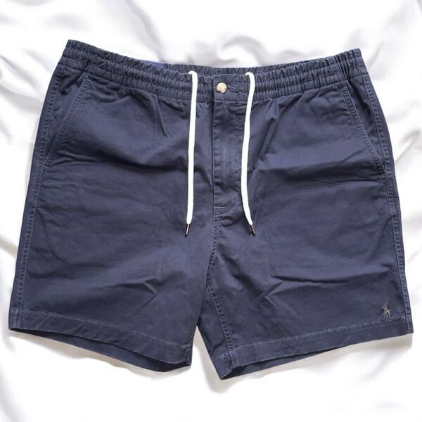 新品タグ付き ポロラルフローレン チノショーツ ネイビー Polo Ralph Lauren イージーショートパンツ ハーフパンツ Stretch Classic Fit