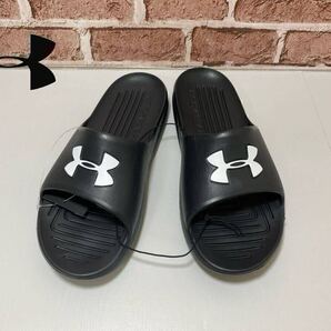 未使用 28センチ アンダーアーマー UNDER ARMOUR 新品 メンズ 軽量 快適 サンダル シューズ 黒 ブラック 3021286-001 シャワーサンダル