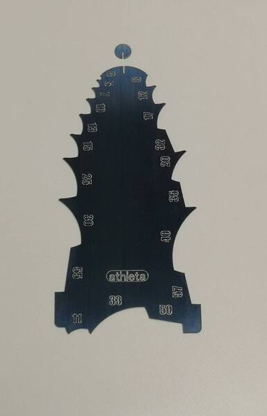 ケガキゲージ レーザーカット品 リボン鋼 名入れ 左右兼用③