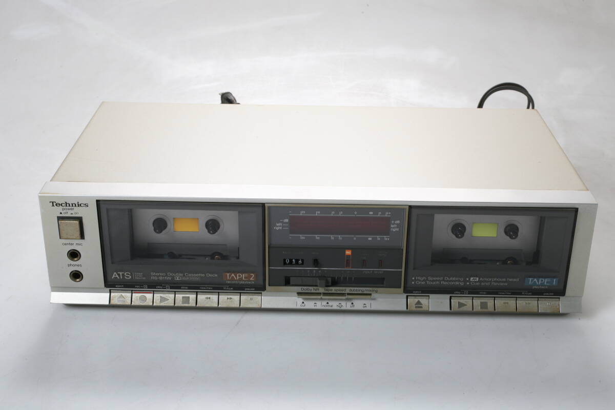 テクニクス 希少 ステレオ ダブルカセットデッキ RS-W8R 動作品