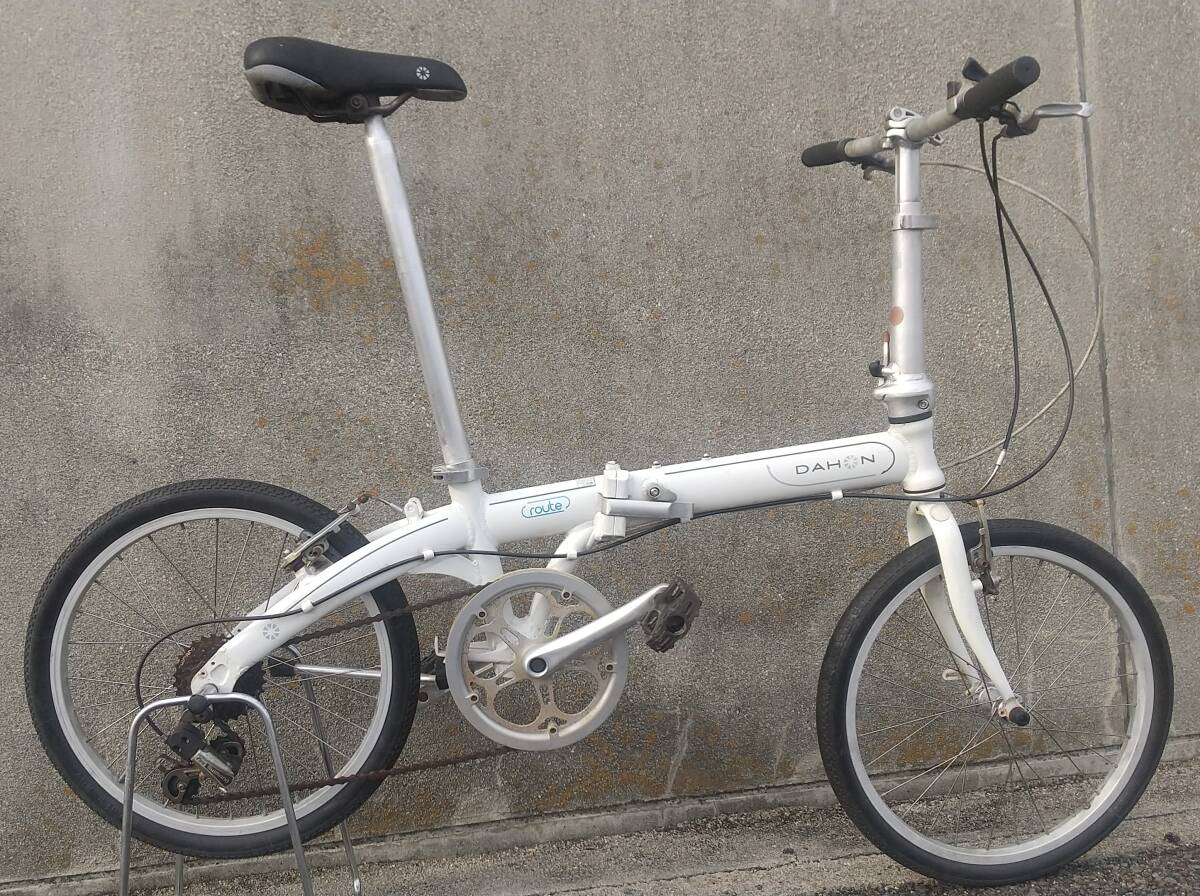 DAHON route 20インチ 折り畳み 自転車 中古 名古屋市夜配送無料 Yahoo!オークション -「ダホン dahon route」(20インチ