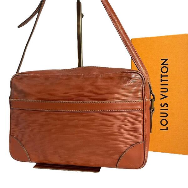 【鑑定済】ルイヴィトン LOUIS VUITTON エピ トロカデロ ショルダーバッグ ブラウン 茶 クロスボディ