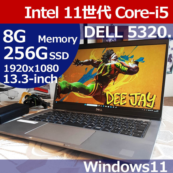 DELL 5320 1920x1080 11世代 i5 1145G7 256G SSD 8G FHD BBT07