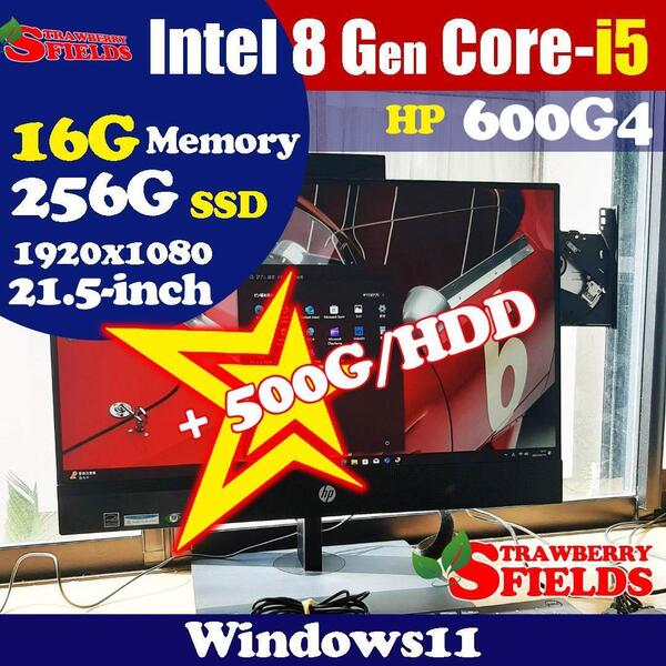 ★★ HP 600 G4 8世代 i5 16G 256G/SSD + 500G/HDD TWK01