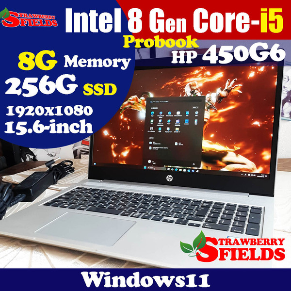 ★★ HP450 G6 ★ 8世代 i5 ★ 1920x1080 256G:SSD ★ 8G ★JDD04