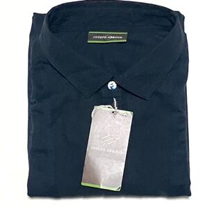 JOSEPH ABBOUD 7部丈シャツ 黒 メンズ2Lサイズ オンワード