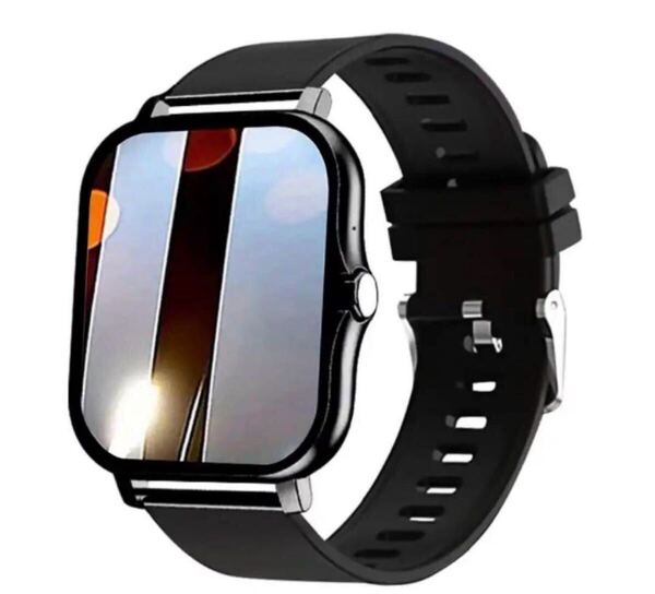 送料無料 最新型 新品 スマートウォッチ ブラック 黒 シリコン ラバー ビジネス Bluetooth 健康管理 日本語 防水 カジュアル ベルト 本体