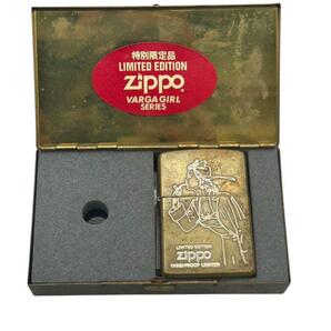 着火未確認 特別限定品ZIPPO ジッポ VARGA GIRL 限定 ライター