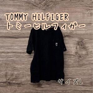 TOMMY HILFIGER トミーヒルフィガー 胸ポケットTシャツ L