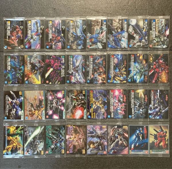 フルコンプ 未開封 ガンダム ガンプラ パッケージ アート コレクション 第7弾 GUNDAM ウエハース カード 全32種 フル コンプリート セット