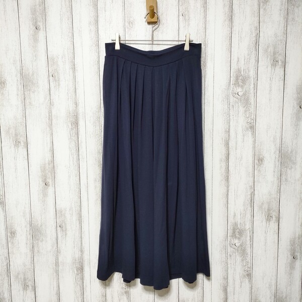 UNIQLO ユニクロ (M) タックフレアパンツ ガウチョ ワイド ポケット有